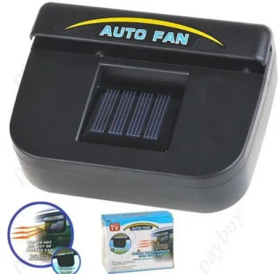 Авто вентилятор на солнечной батарее Auto Cool Fan