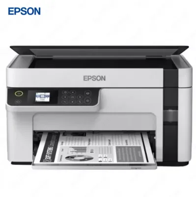 Струйный принтер Epson M2120, черный/белый, A4, Ethernet (RJ-45), USB, черный