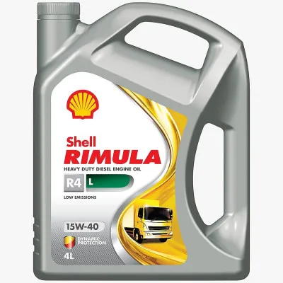 Shell Rimula R4 L 15W-40, dizel dvigatellar uchun motor moylari