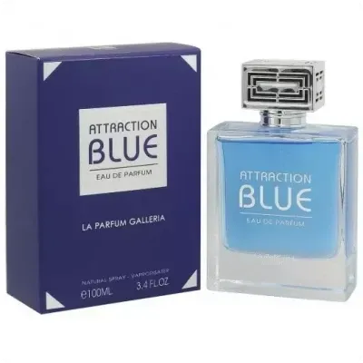 Erkaklar uchun parfyum suvi, La Parfum Galleria, Attraction Blue, 100 ml