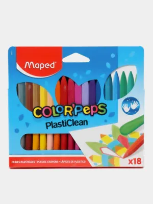 Карандаши масляные Maped Smart Plastic, 18 цветов