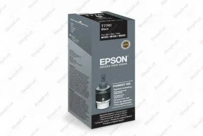 Чернила - Epson T7741 Pig BK Ink Bottle (140 мл, 6000 стр.) для M1xx/M2xx/L1455/L6xx C13T77414A
