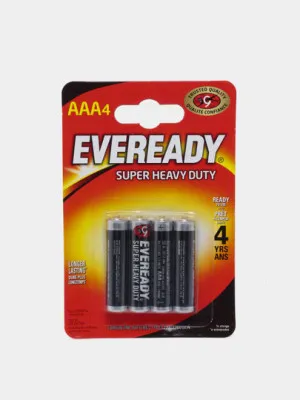 Батарейки Eveready Super AAA, 4 шт