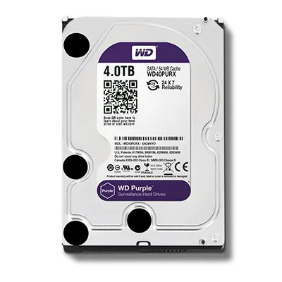 WD - Purple - WD40PURX-78 video kuzatuvi uchun HDD
