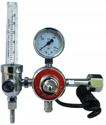 Регулятор (редуктор) аргон / углекислый газ (с подогревом) углекислотный - аргоновый AR - CO2 36V/220V