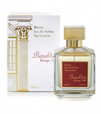 Erkaklar va ayollar uchun parfyum suvi, Fragrance World,  Barakkat Rouge 540, 100 ml