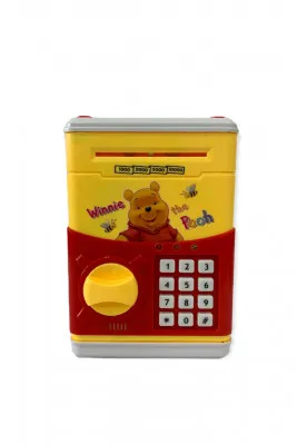 Детская электронная копилка-сейф с кодовым замком sk004 SHK Gift красный