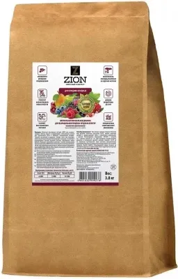 Удобрение для плодово-ягодных деревьев и кустарников, Zion 3,8 кг