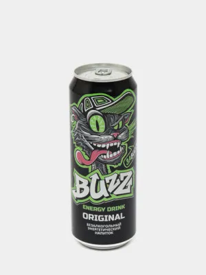 Напиток энергетический Buzz Original, 0.45 л