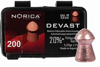 Пульки для пневматического оружия DEVAST (упак. 200 шт.) кал 5,5