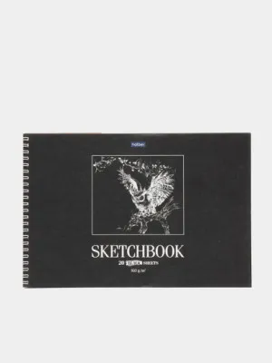 Premium АЛЬБОМ для рисования SketchBook 20л А4ф  -Сова-