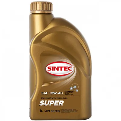 Масло полусинтетическое SINTEC Супер 10W-40 3/4/5/60/205 л