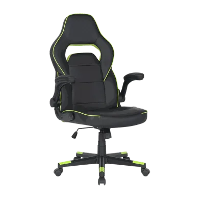 Игровое кресло 2E GAMING HEBI, Black/Green