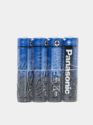 Батарейки солевые Panasonic R03BER/4P, ААA, 1.5 В, 4 шт