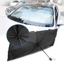 Зонт-тент солнцезащитный на лобовое стекло автомобиля