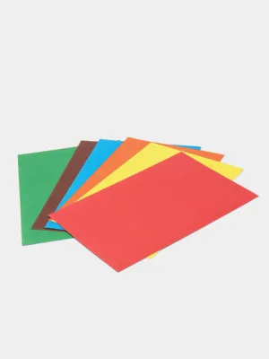 Цветной картон ArtSpace "Лисичка", A4, 8 листов, 8 цветов