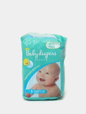 Детские подгузники Baby Diapers Newborn #1, 10 шт