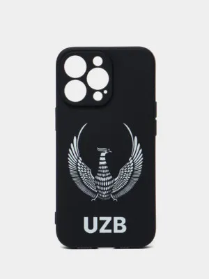 Чехол пластиковый "Узбекский Герб" для Apple IPhone