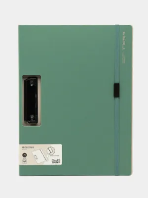 Папка-планшет с боковым зажимом Deli NS178, зеленая