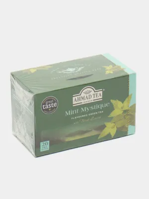 Чай зелёный Ahmad Tea Mint Mystique, 20х2 гр, 40 гр