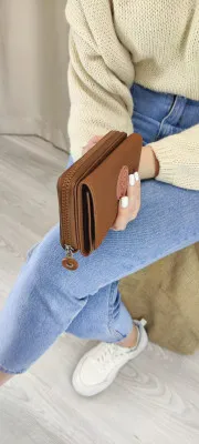 Женский кошелек SHK Bag MYZ0000CZDN Светло-коричневый