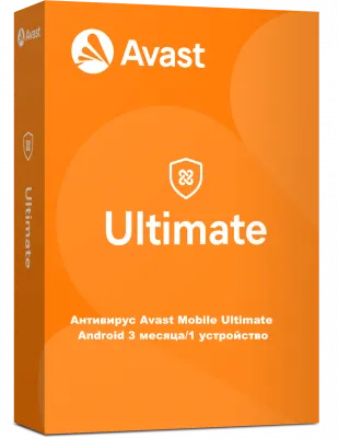 Антивирус Avast Mobile Ultimate Android 3 месяца/1 устройство