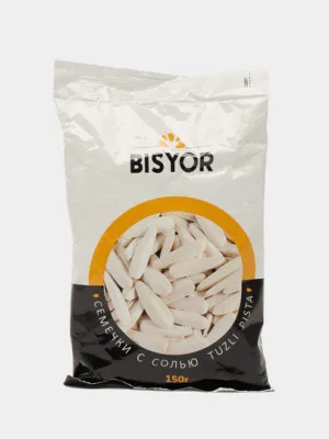 Белые семечки Bisyor с солью, 150 г