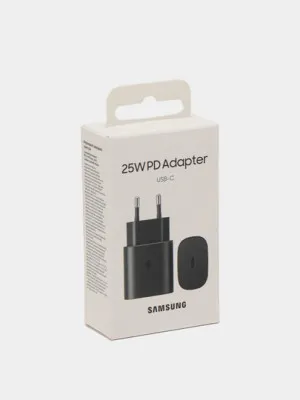 Сетевое зарядное устройство / 25W Travel Adapter (w/o cable) black