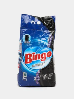 Стиральный порошок Bingo Автомат Черно-темный цветь, 3 кг