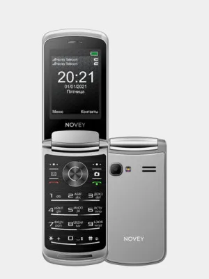 Телефон Novey A80R Chrome