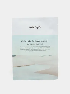 Осветляющая тканевая маска с ниацинамидом Manyo Galac Niacin Essence Mask