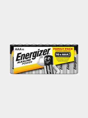 Батарейки Energizer  AAA SHP10FamPk