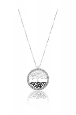 Серебряное ожерелье с дизайном дерева жизни uvps100521 Larin Silver