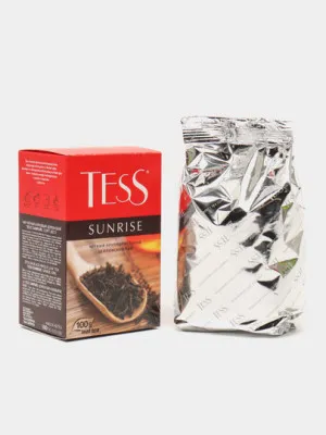 Черный чай TESS Sunrise, листовой, 100 г