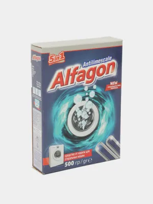 Средство против накипи Alfagon, для стиральных машин, 500 г