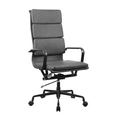 Кресло для персонала DELUXE (OT-8002H-BK) темно-серый