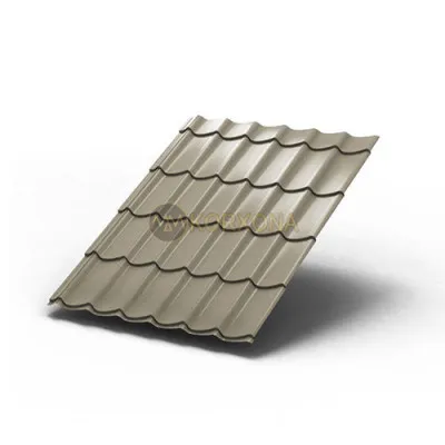 Metall plitka Lamonterra-0,45 ral1035 polyester