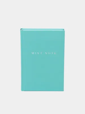 Блокнот Mint Note, с "мятными" страницами, твердый переплет