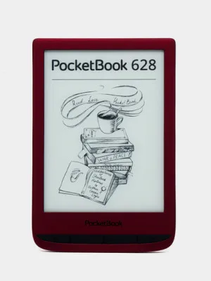 Электронная книга с функцией словаря PocketBook e-reader 628, Ruby Red PB628-R-CIS