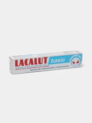 Зубная паста Lacalut Basic Ежедневный уход 75мл
