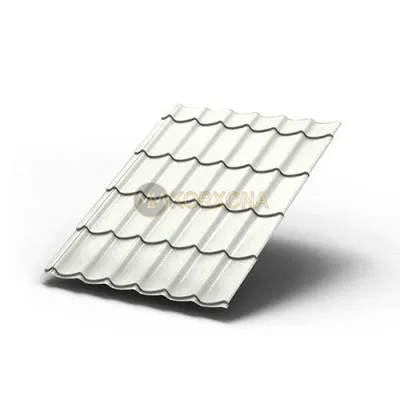 Metall plitka Lamonterra-0,45 ral9010 polyester