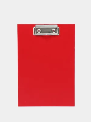 Планшет с зажимом ErichKrause Standard, А5, красный