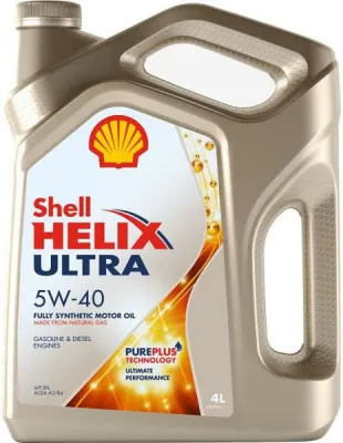 Масло синтетическое SHELL HELIX ULTRA  5W-40 4л
