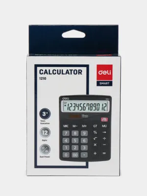 Калькулятор Deli 1210, 12 разрядный