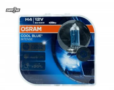 Лампа автомобильная Osram H4 Cool Blue Intense 64193CBI-HCB