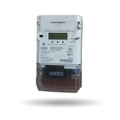 Cчётчик электроэнергии 3-фазный | EX518 | 100V 3*57,7A | PLC-модем