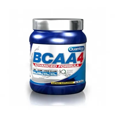 Aminokislotalar BCAA Quamtrax BCAA 4, 325 gramm, apelsin