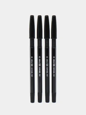 Ручка шариковая Deli EQ8-BK, 0.7 мм, чёрная