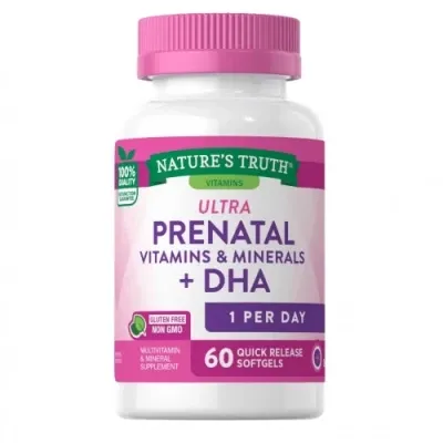 Витамины и минералы  + ДГК Ultra Prenatal Natures Truth 