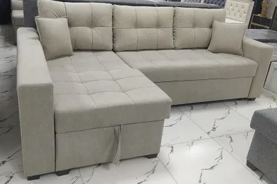 Угловой диван с выдвижным механизмом модель 5